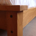 King size bed in oak